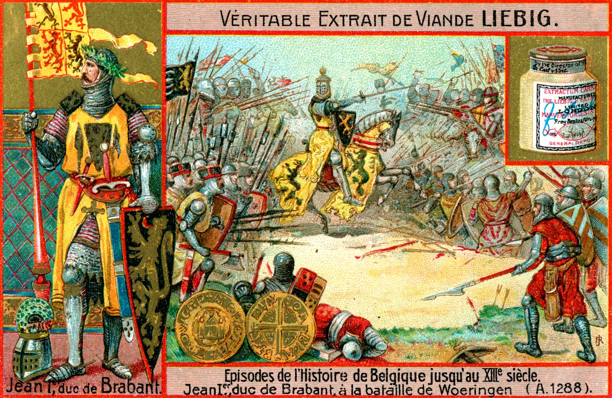 13 वीं शताब्दी तक बेल्जियम के इतिहास में एपिसोड: Brabant के जॉन I, c1900 द्वारा अज्ञात