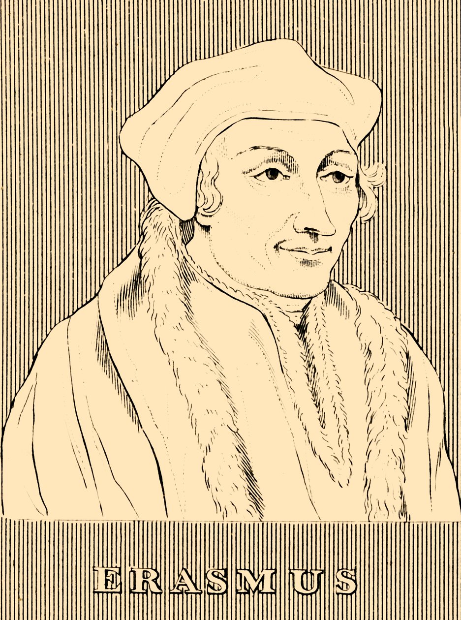 इरास्मस, 1466-1536, 1830। द्वारा अज्ञात