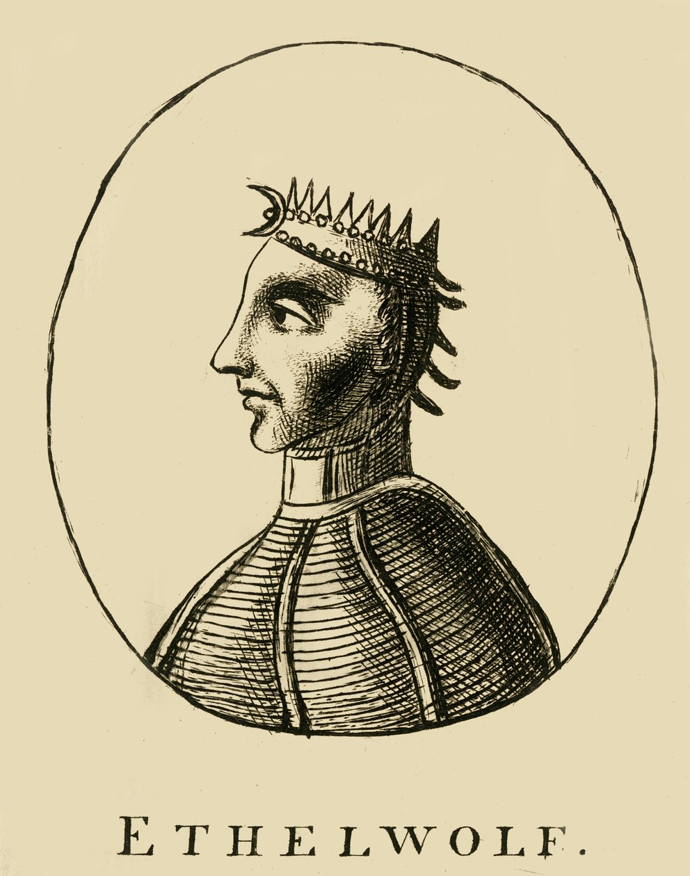Ethelwolf, 18 वीं सदी। द्वारा अज्ञात