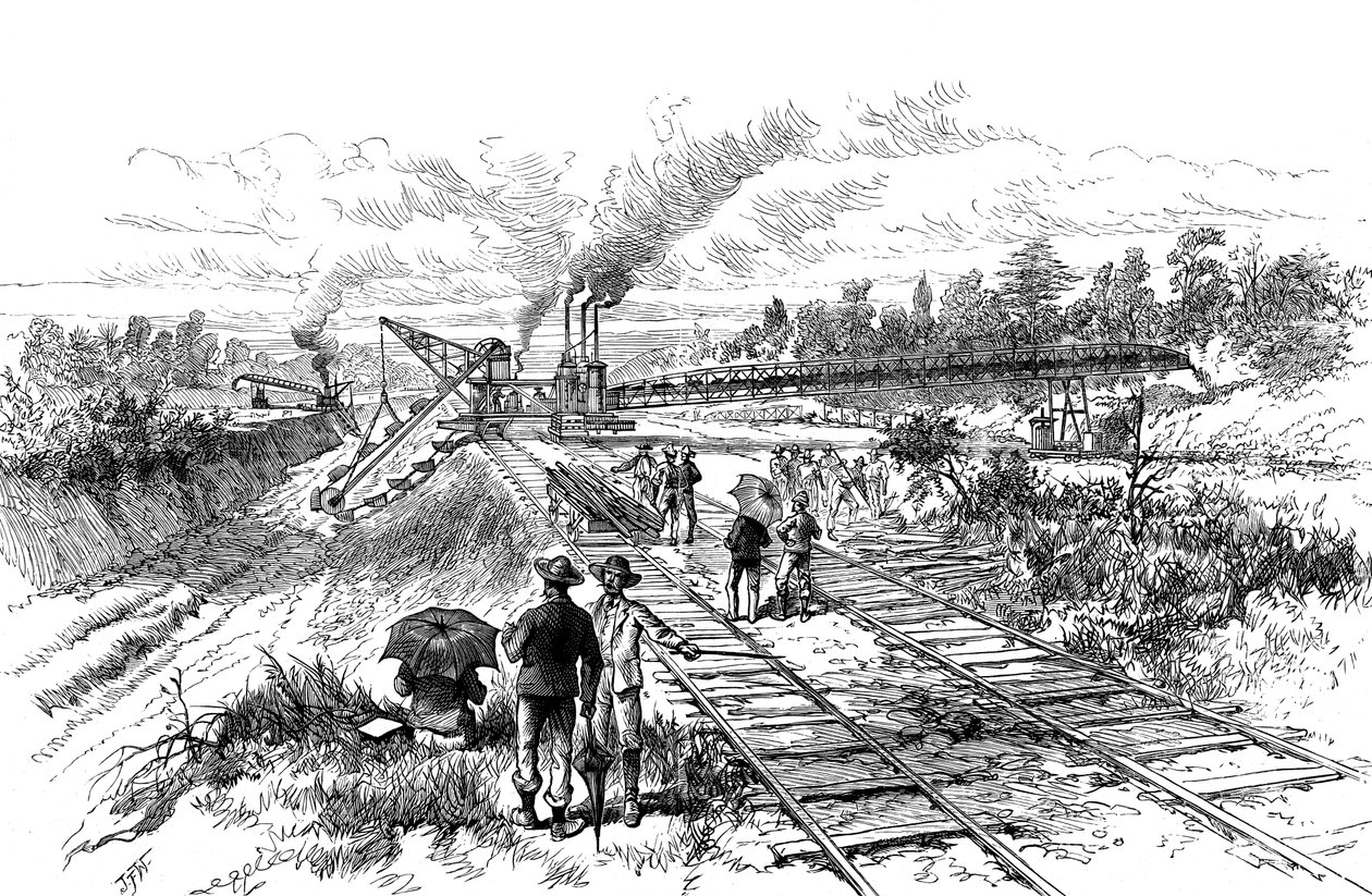 पनामा नहर की खुदाई, 1888 द्वारा अज्ञात