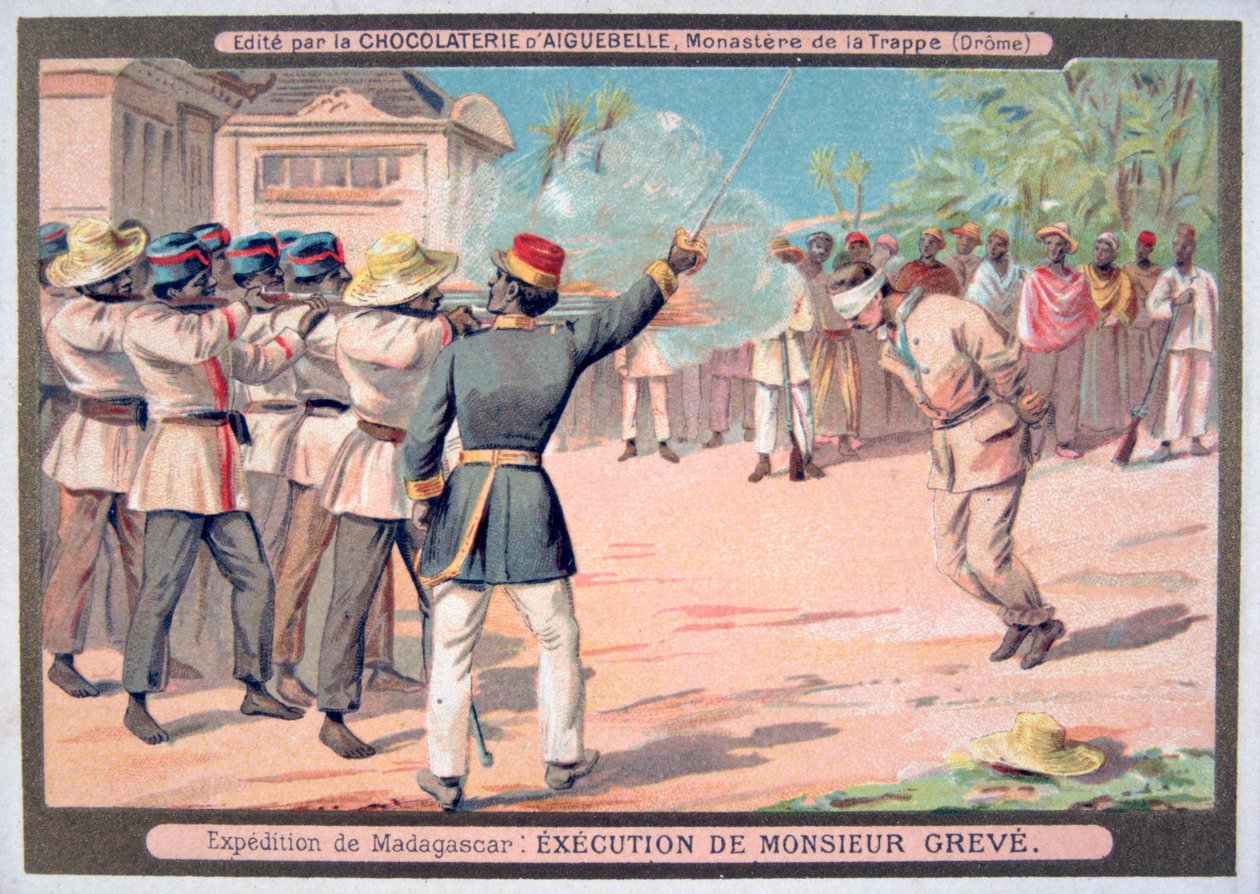 'महाशय ग्रीव का निष्पादन', मेडागास्कर, 1883-1896 द्वारा अज्ञात