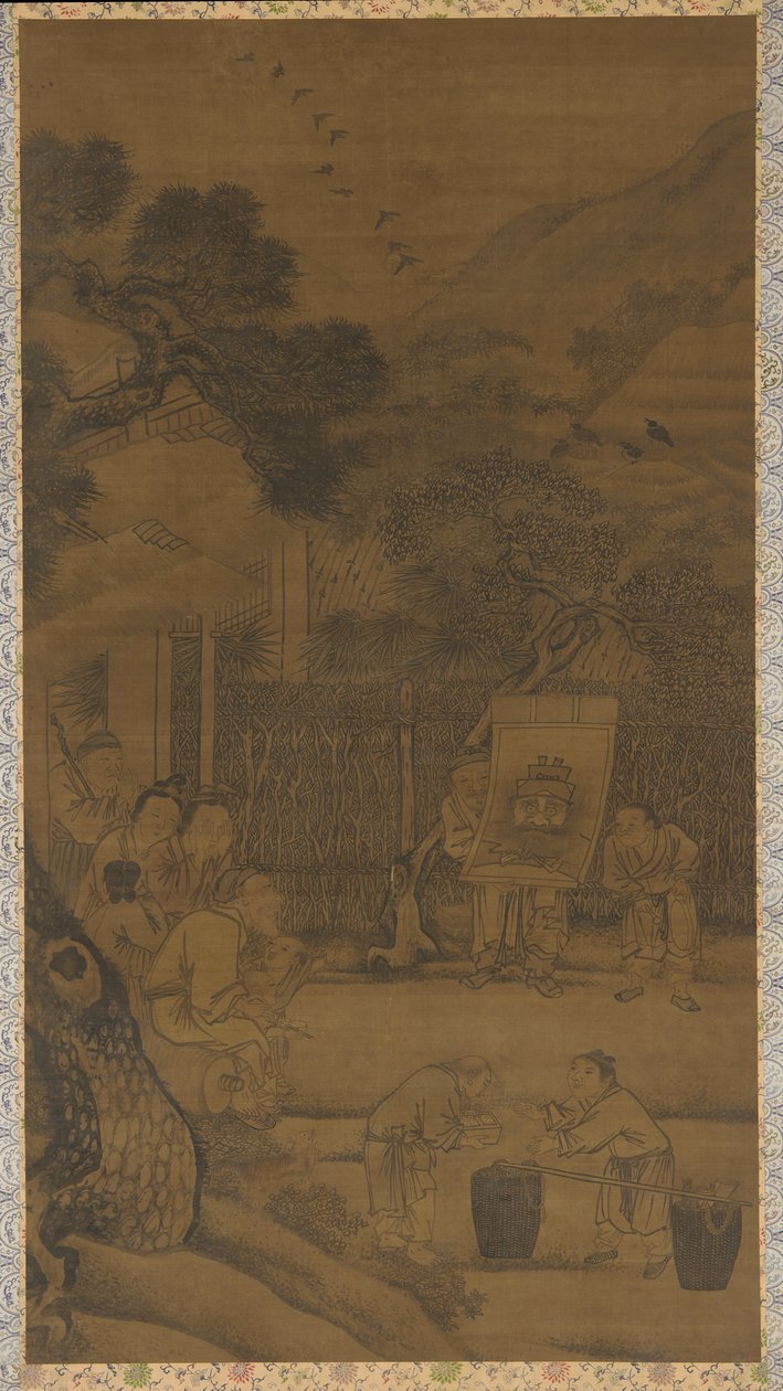 सदन से राक्षसों को बाहर निकालना, मिंग राजवंश, 16वीं शताब्दी। द्वारा अज्ञात