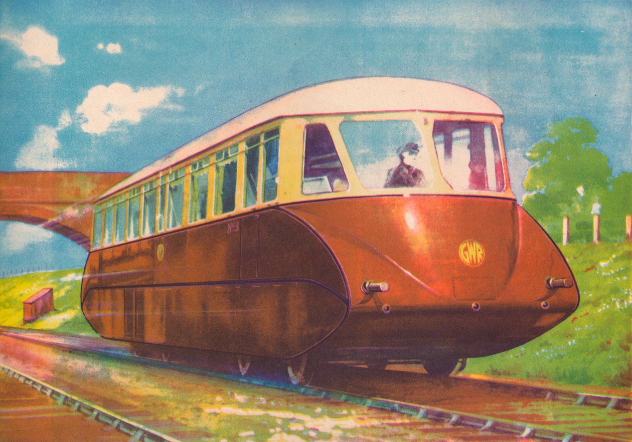एक्सप्रेस डीजल इंजन रेल कार, GWR, 1940 द्वारा अज्ञात