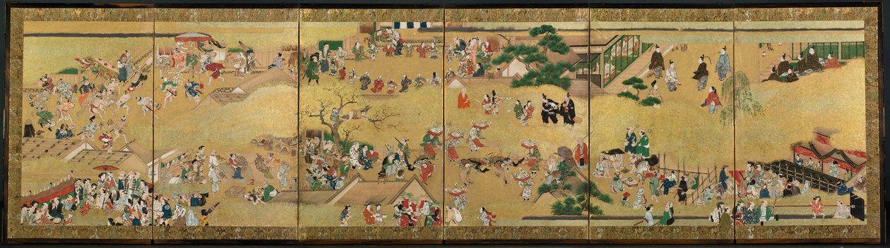 फेस्टिवल सीन, 1615-99। द्वारा अज्ञात