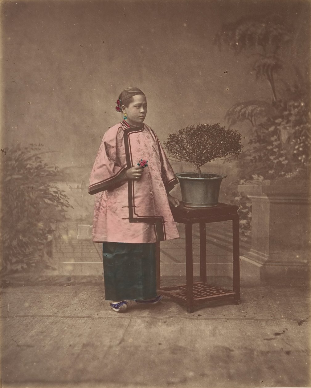 शंघाई की लड़की, 1870। द्वारा अज्ञात
