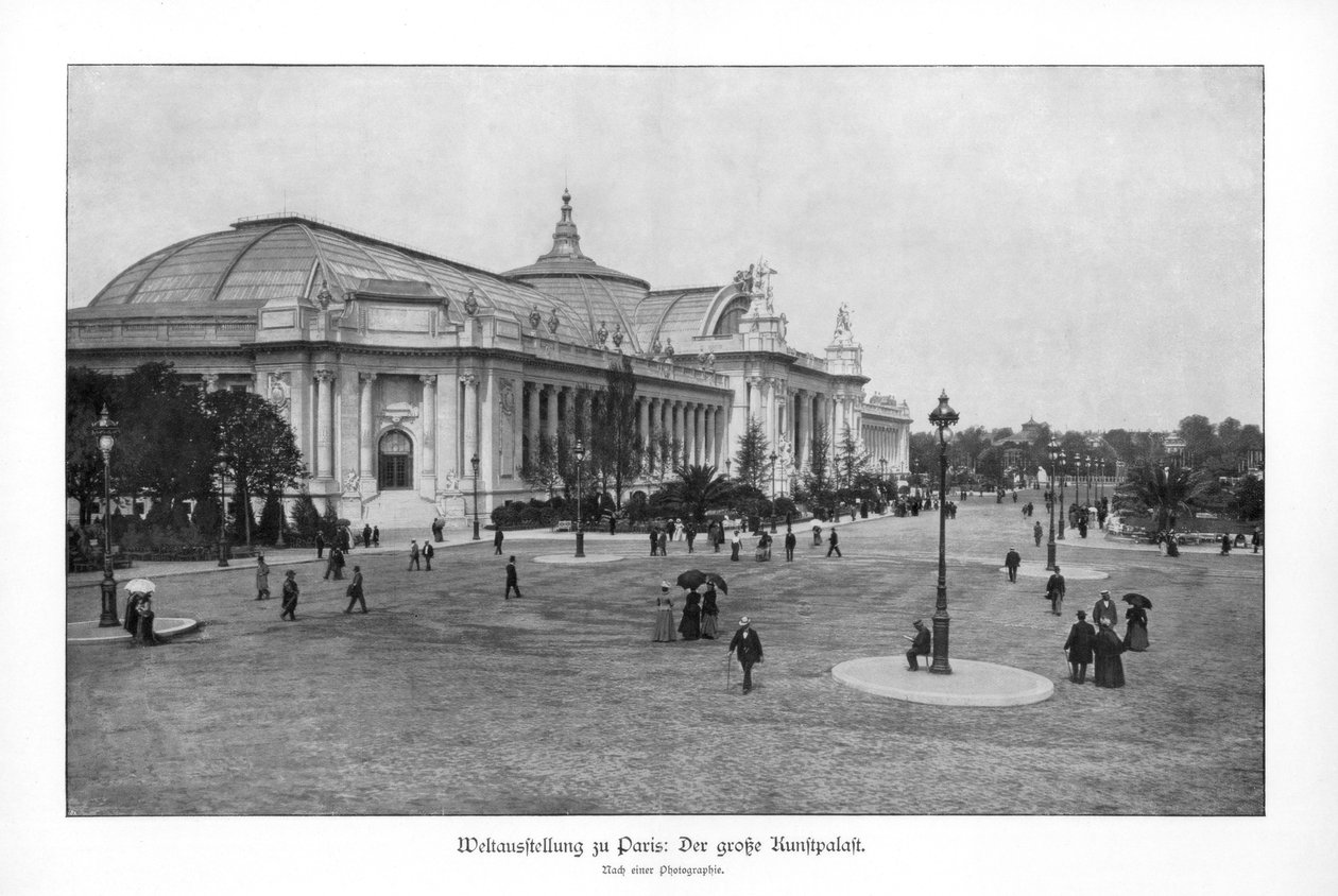 ललित कला पैलेस, पेरिस विश्व प्रदर्शनी, 1889, 1900 द्वारा अज्ञात