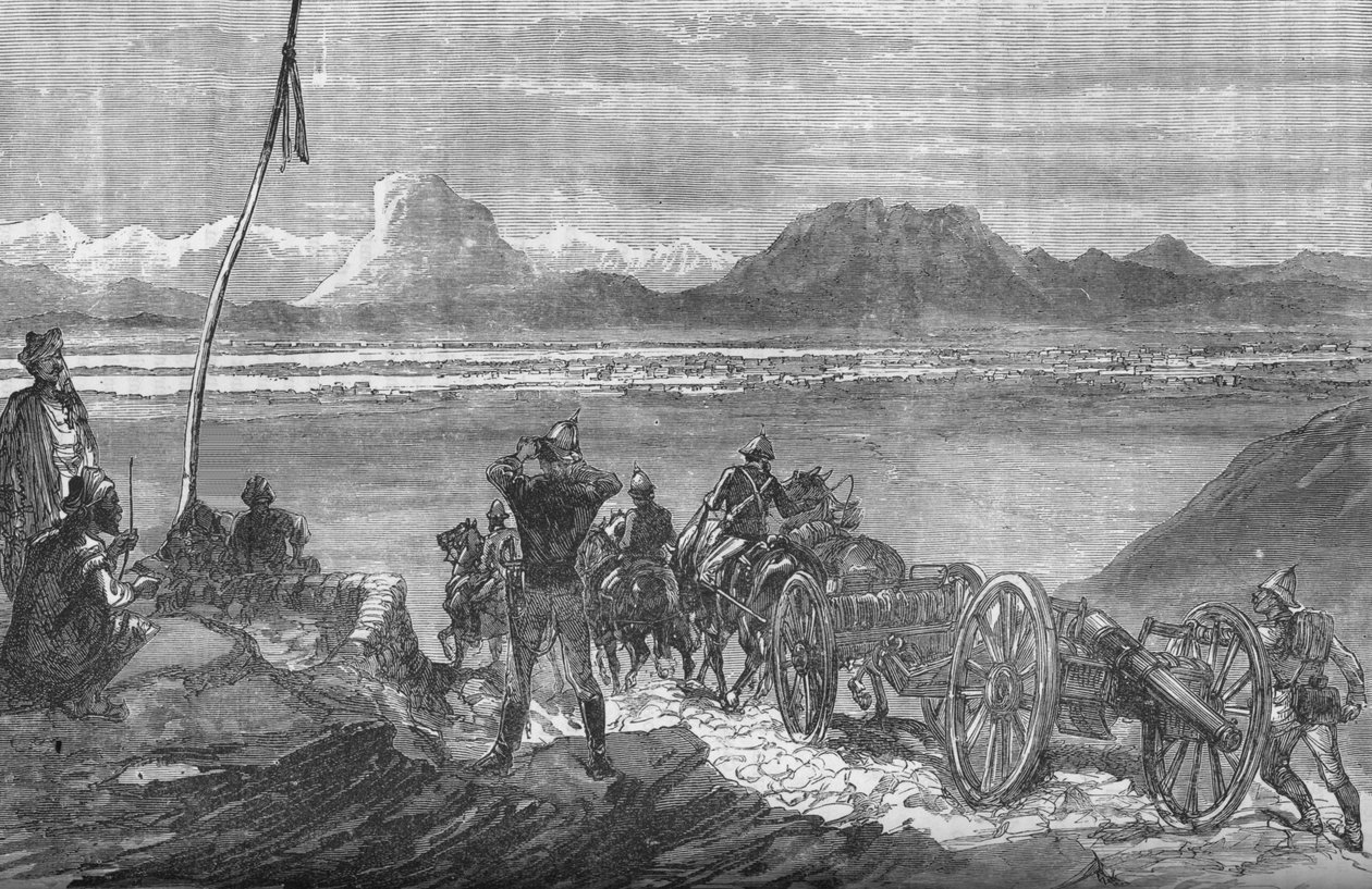 कंधार की पहली दृष्टि, c1880 द्वारा अज्ञात