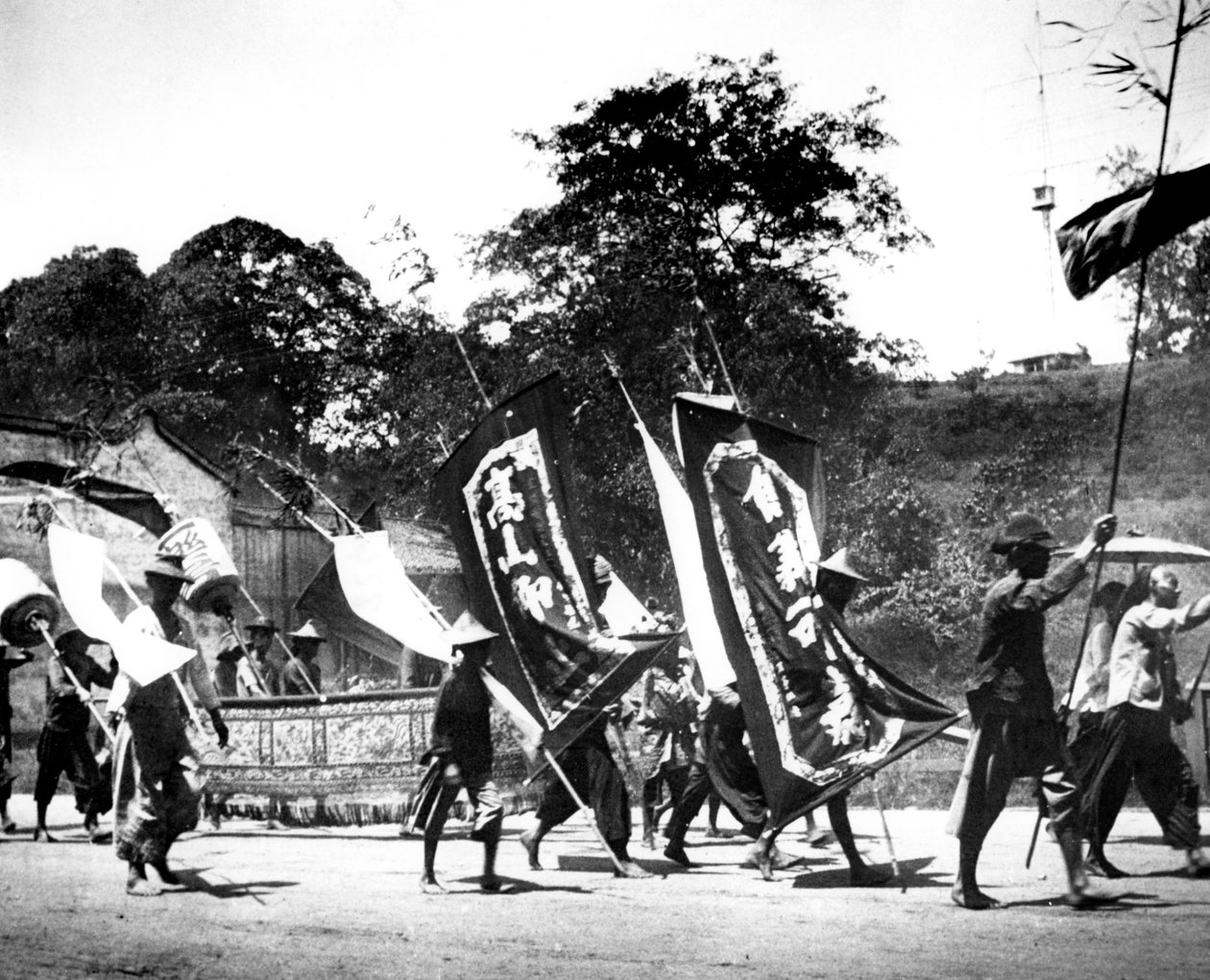 ध्वज वाहक, सिंगापुर, 1900 द्वारा अज्ञात