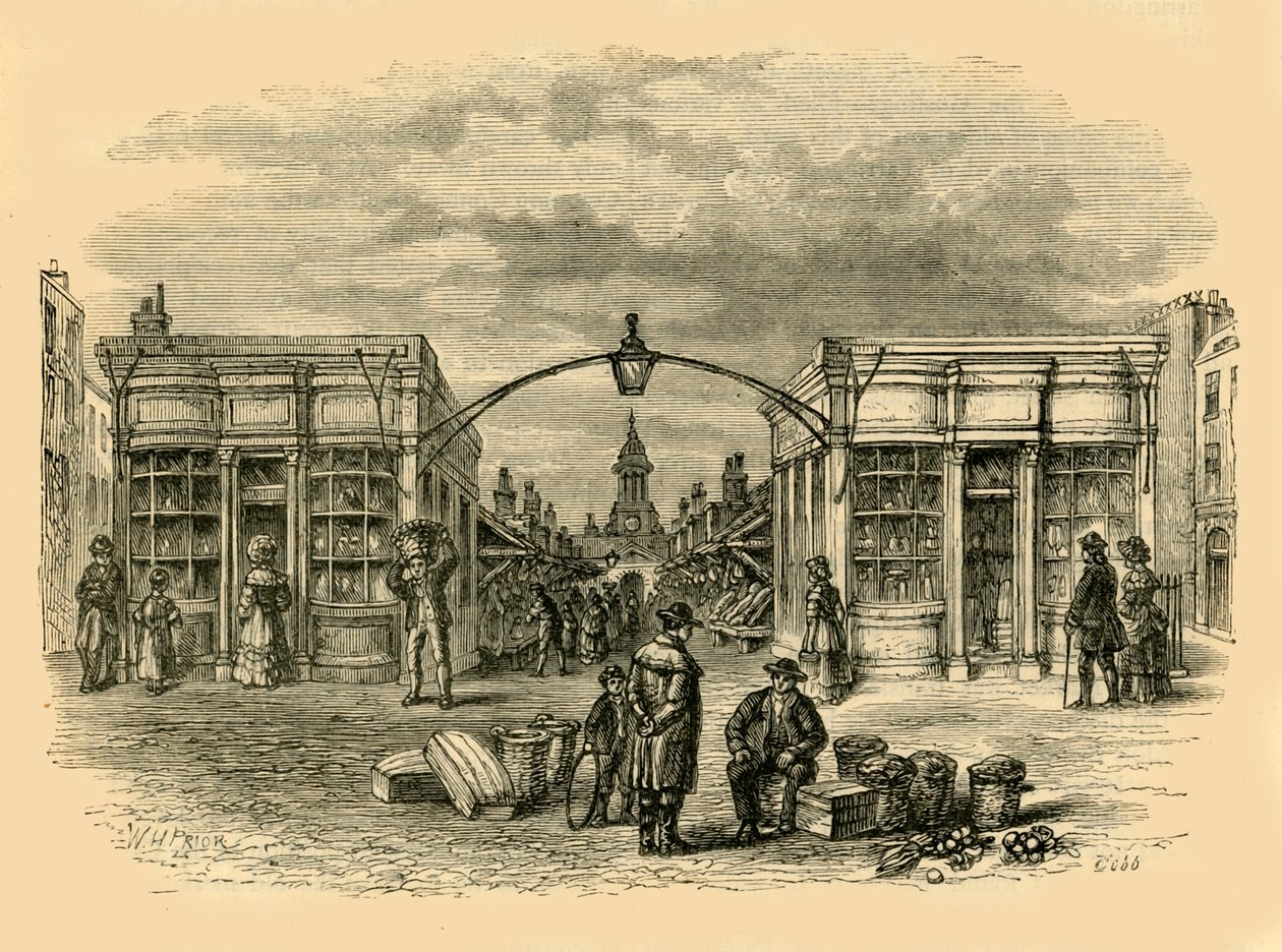 फ्लीट मार्केट, c1872। द्वारा अज्ञात