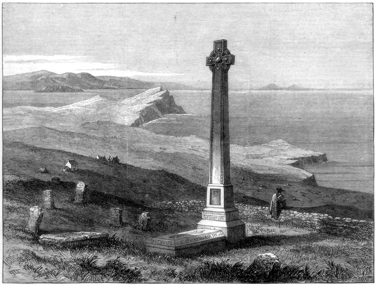 फ्लोरा मैकडोनाल्ड्स स्मारक, किलमुइर, आइल ऑफ स्काई, स्कॉटलैंड, 1872 द्वारा अज्ञात