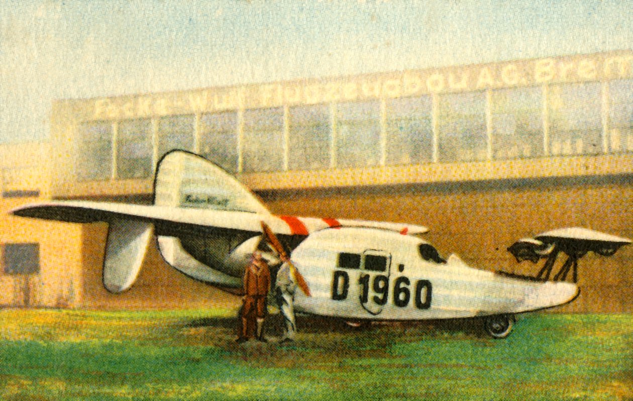 Focke-Wulf F19a Ente plane, 1920, 1932। द्वारा अज्ञात