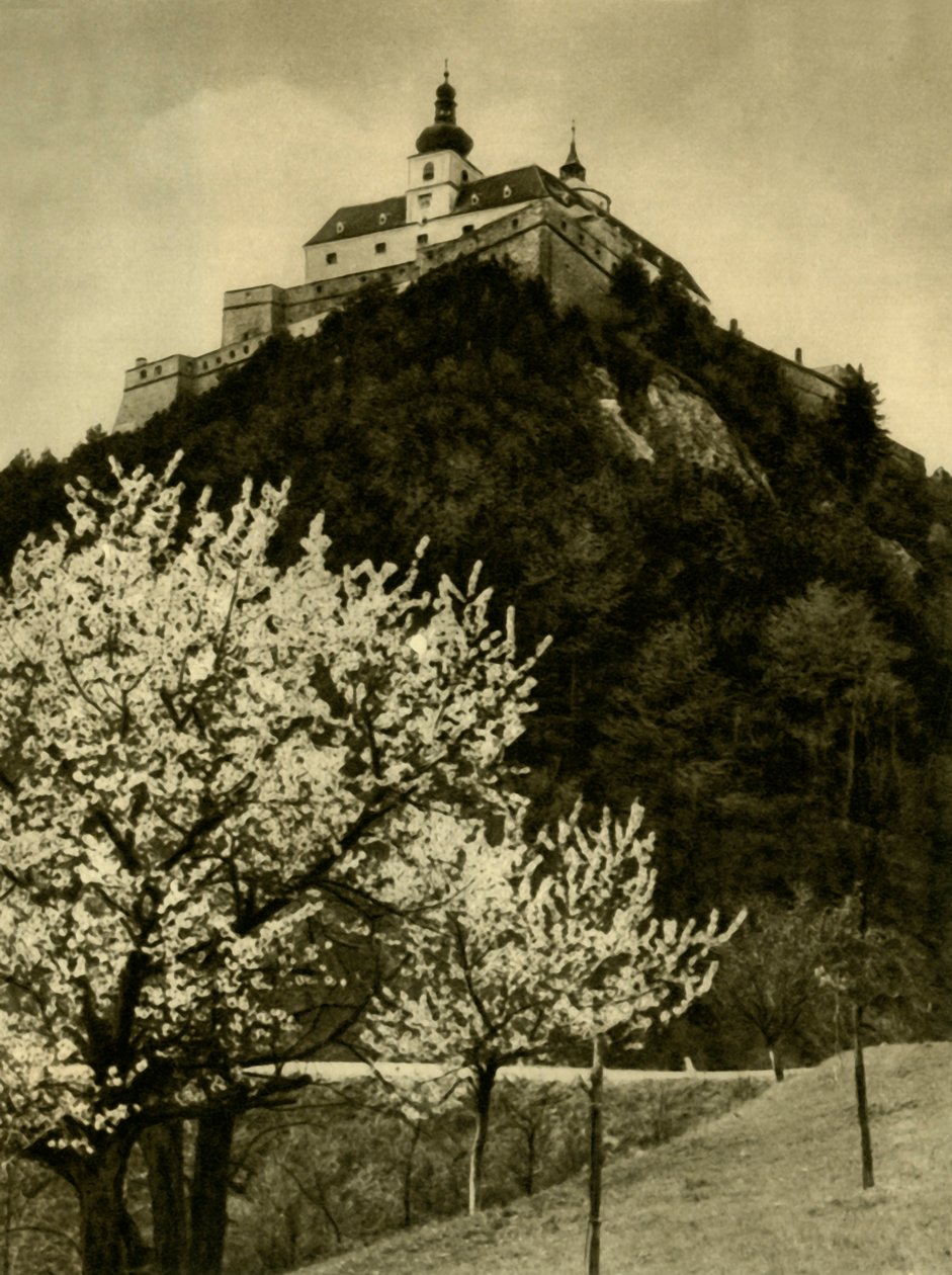 फ़ोर्टटेनस्टीन कैसल, बर्गेनलैंड, ऑस्ट्रिया, c1935। द्वारा अज्ञात