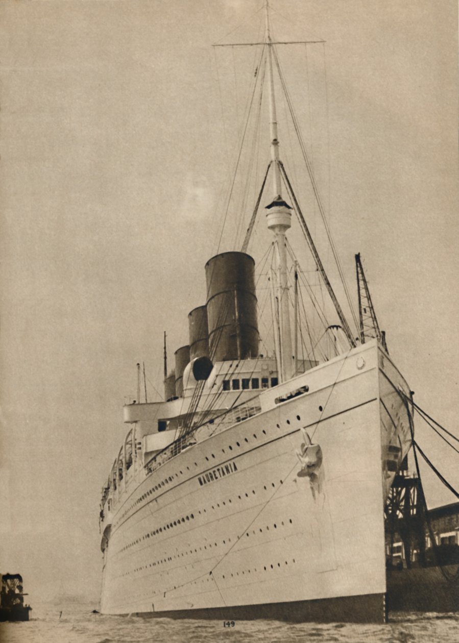 महासागर की पूर्व रानी, आर, क्यूनार्ड व्हाइट स्टार लाइन, 1936 के एमएस मूरतनिया द्वारा अज्ञात