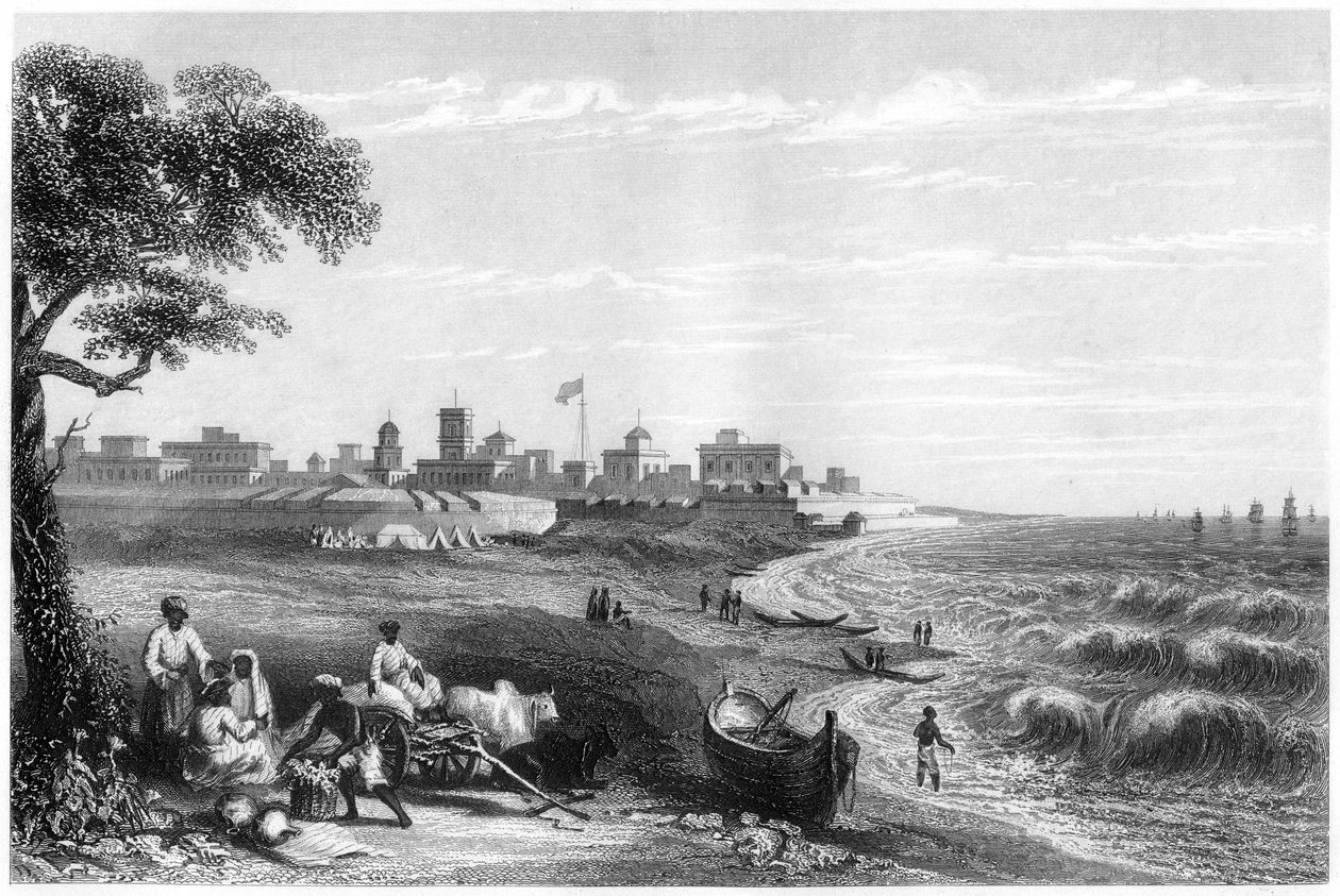फोर्ट जॉर्ज, मद्रास, भारत, c1860 द्वारा अज्ञात