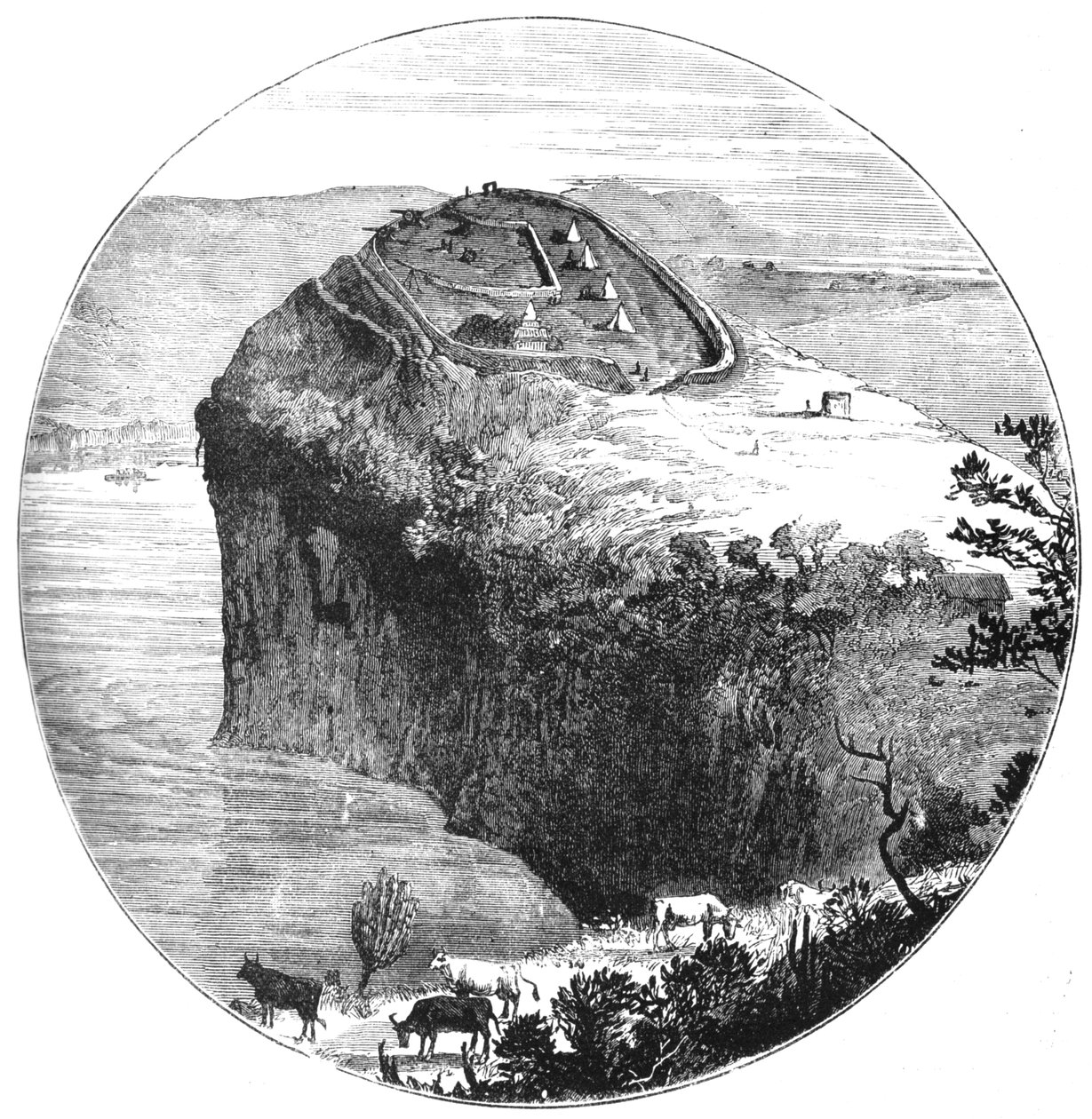 फोर्ट पियर्सन, लोवर तुगेला नदी पर, c1880 द्वारा अज्ञात