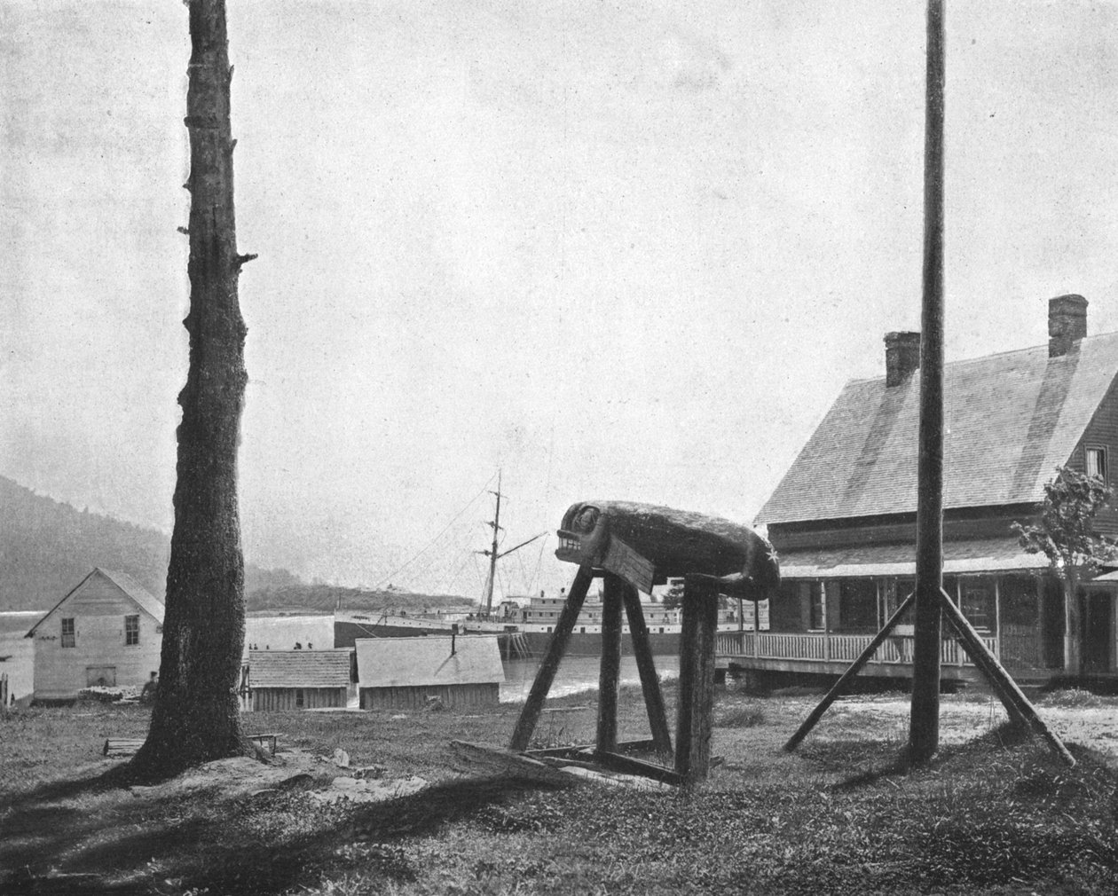 फोर्ट रैंगेल, अलास्का, संयुक्त राज्य अमेरिका, c1900। द्वारा अज्ञात