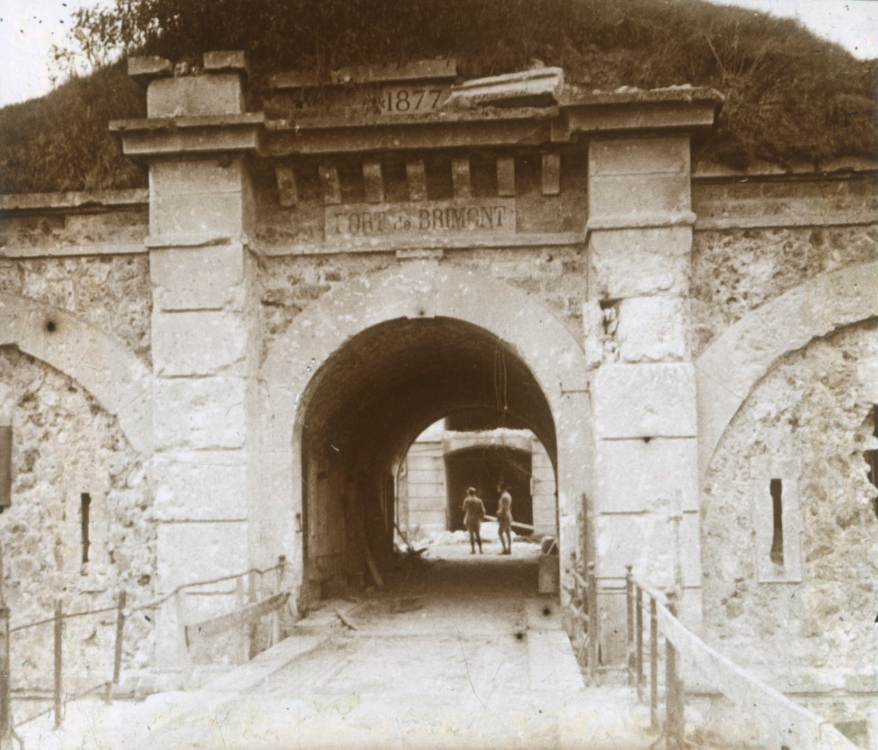 ब्रिमोंट किला, रिम्स, उत्तरी फ्रांस, c1914-c1918 द्वारा अज्ञात