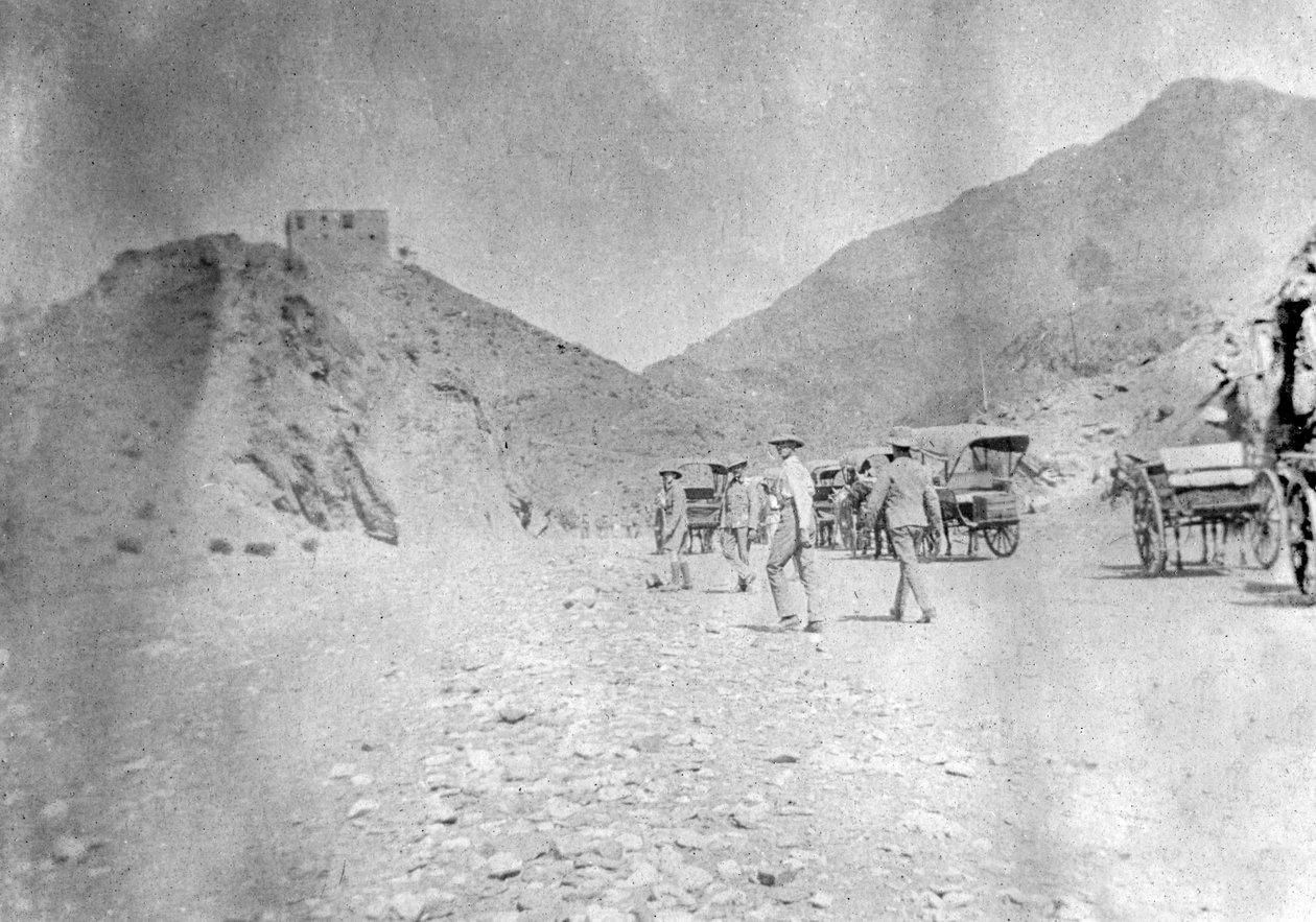 1917 में खैबर दर्रा में किला द्वारा अज्ञात
