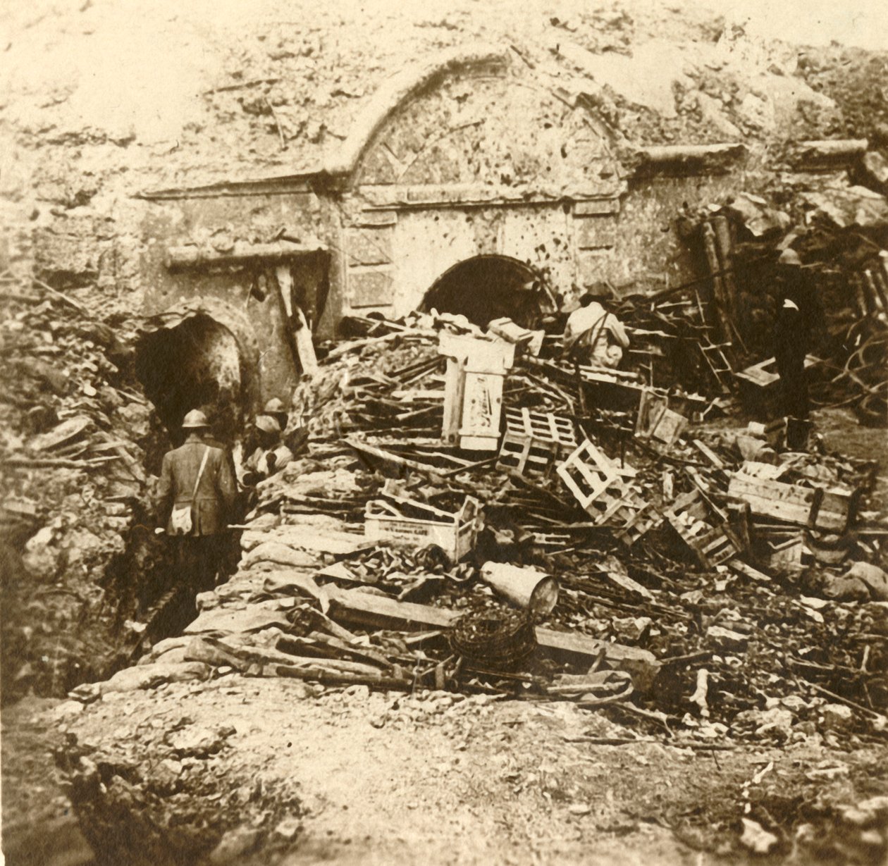 सोविले, वर्दुन, उत्तरी फ्रांस का किला, c1914-c1918 द्वारा अज्ञात
