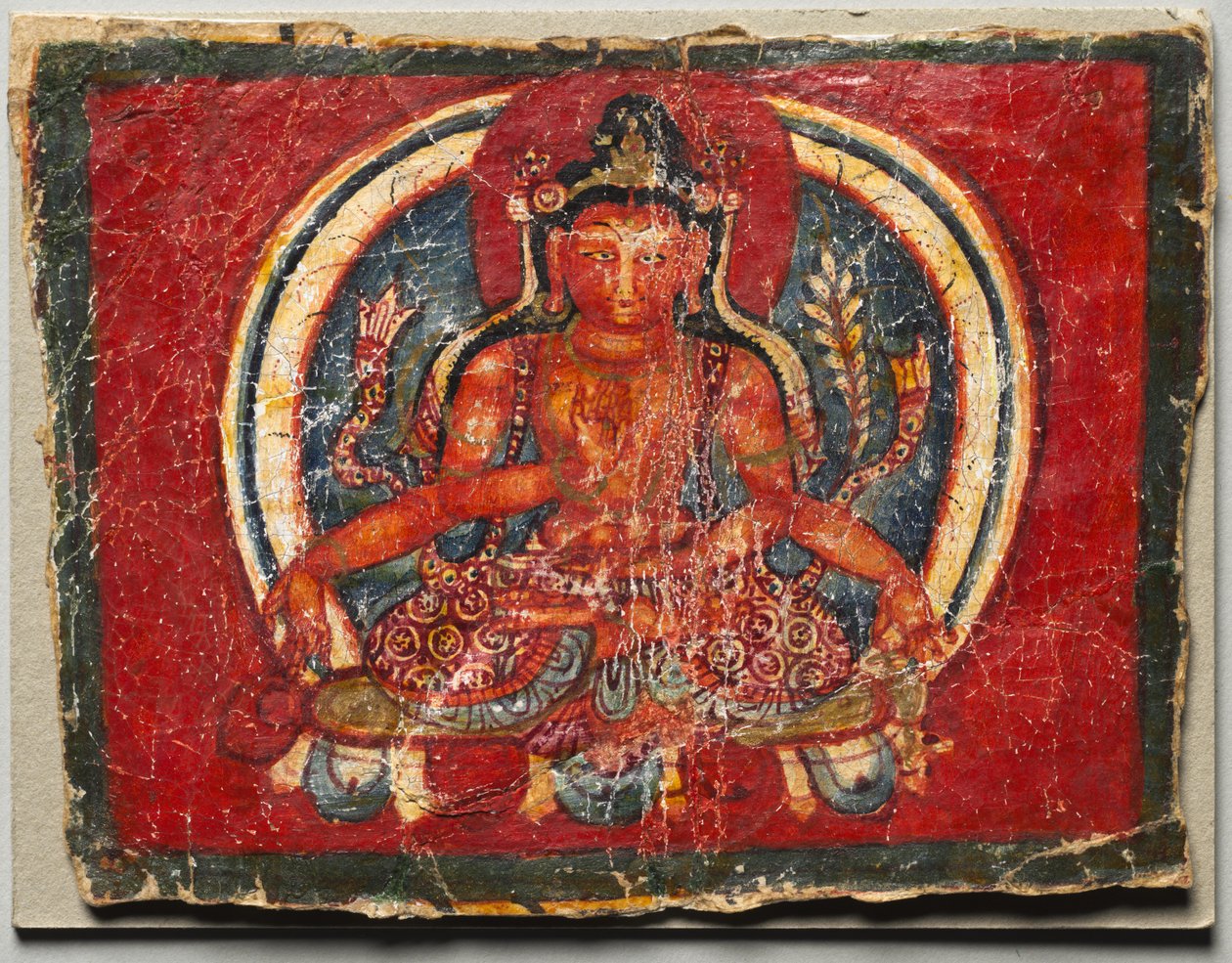 चार-सशस्त्र मैत्रेय द्वारा अज्ञात अज्ञात