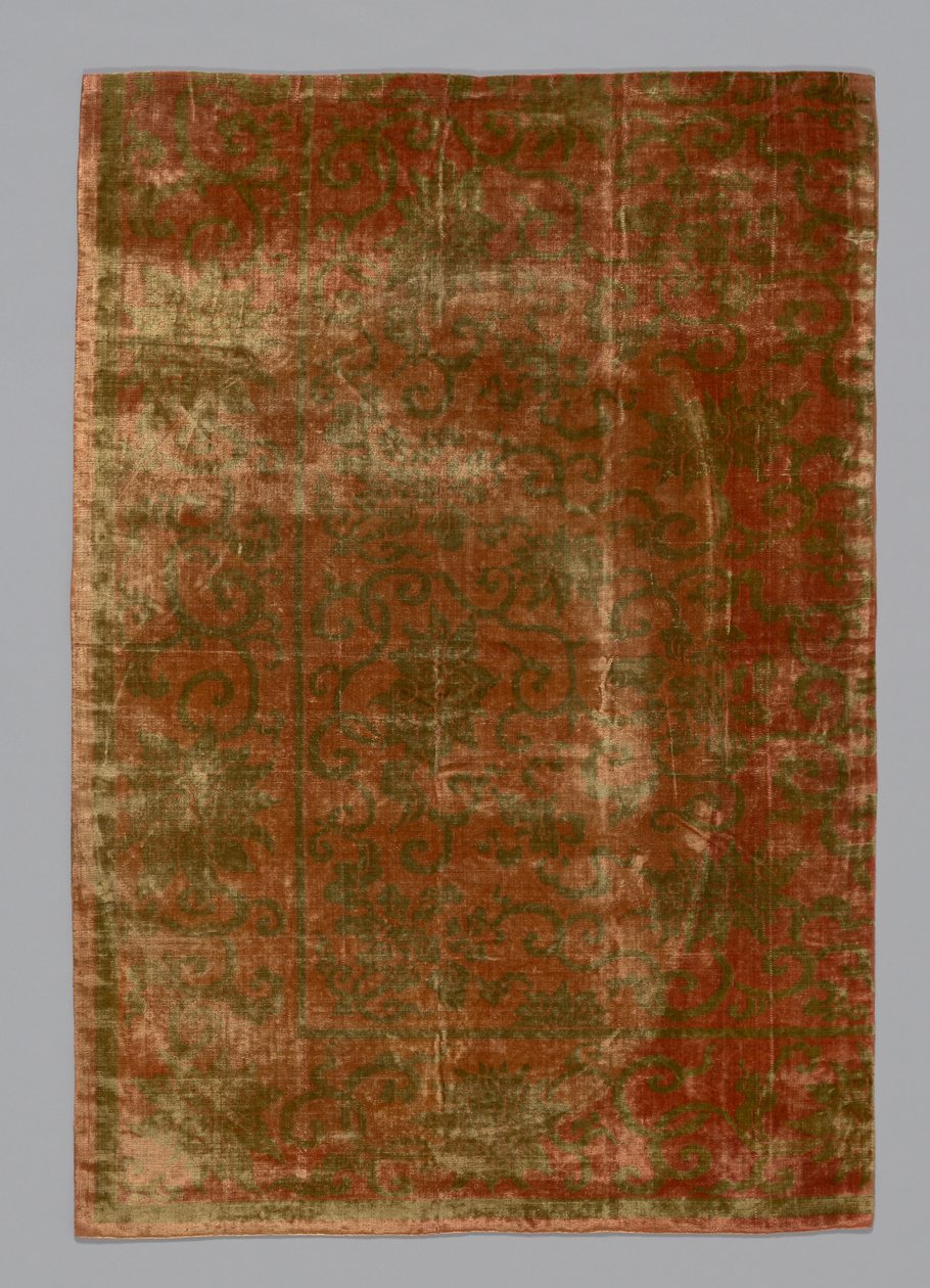 फ्रैगमेंट फर्निशिंग फैब्रिक, चीन, किंग राजवंश 1644-1911, 17751850। द्वारा अज्ञात