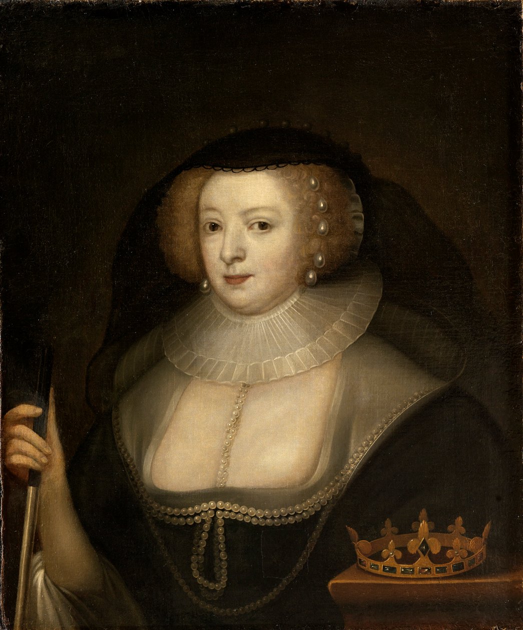 फ्रांसिस हॉवर्ड, डचेस ऑफ़ लेनोक्स और रिचमंड, c1633-c1650 द्वारा अज्ञात