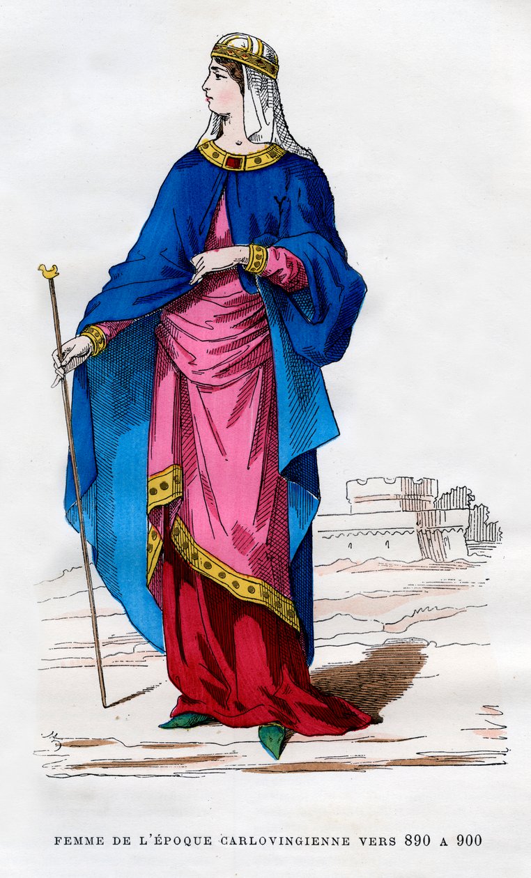 कैरोलिंगियों के समय की फ्रेंकिश महिला, 890-900 1882-1884 द्वारा अज्ञात
