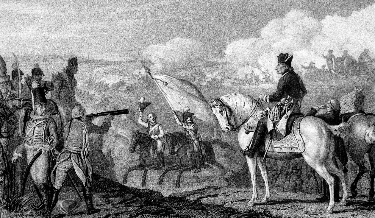 फ्रेडरिक द्वितीय, द ग्रेट 1712-1786, 1740 से रॉसबैक, 1757 की लड़ाई में प्रशिया के राजा द्वारा अज्ञात
