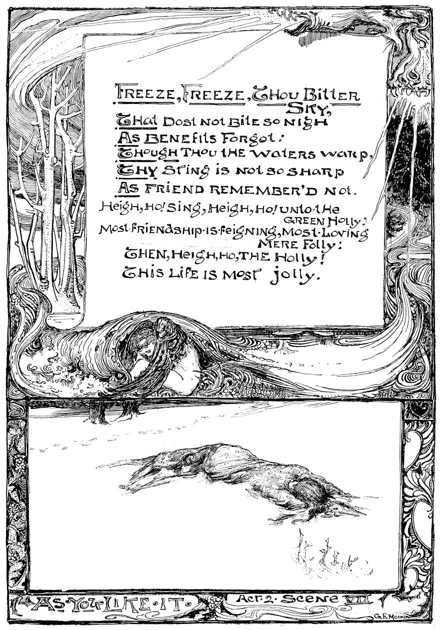 फ्रीज, फ्रीज, तू कड़वा आकाश, 1895 द्वारा अज्ञात