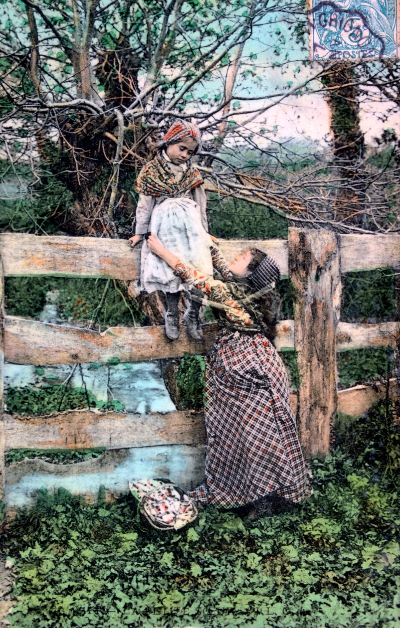 फ्रेंच पोस्टकार्ड, c1900 द्वारा अज्ञात