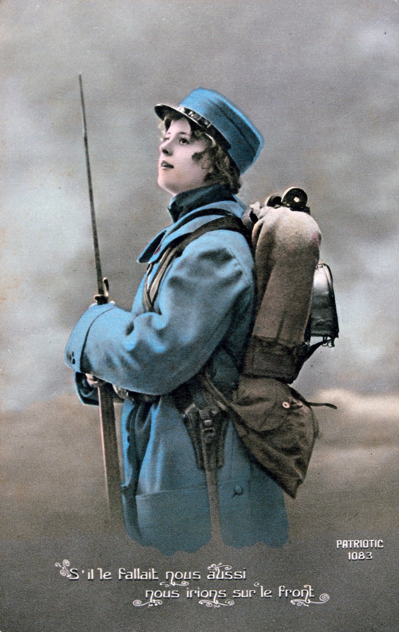 फ्रेंच WWI पोस्टकार्ड, 1914-1918 द्वारा अज्ञात