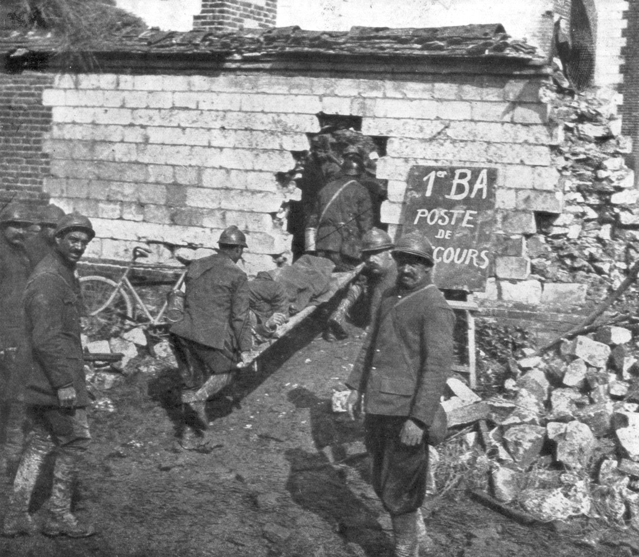 मोर्यूइल, पिकार्डी, फ्रांस, 1918 के पास फ्रेंच फील्ड अस्पताल द्वारा अज्ञात