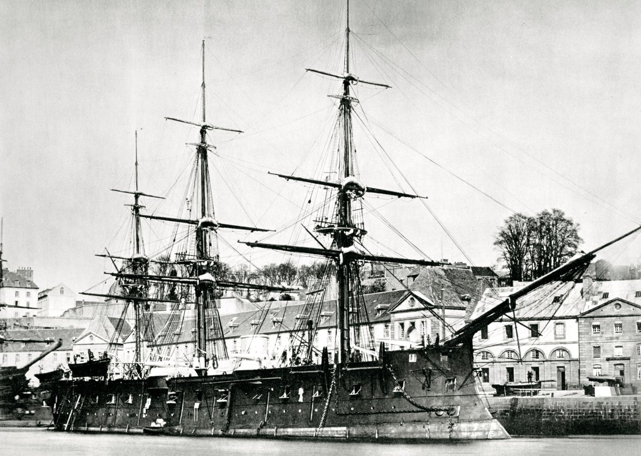 फ्रांसीसी युद्धपोत, lOcean, 1868 द्वारा अज्ञात