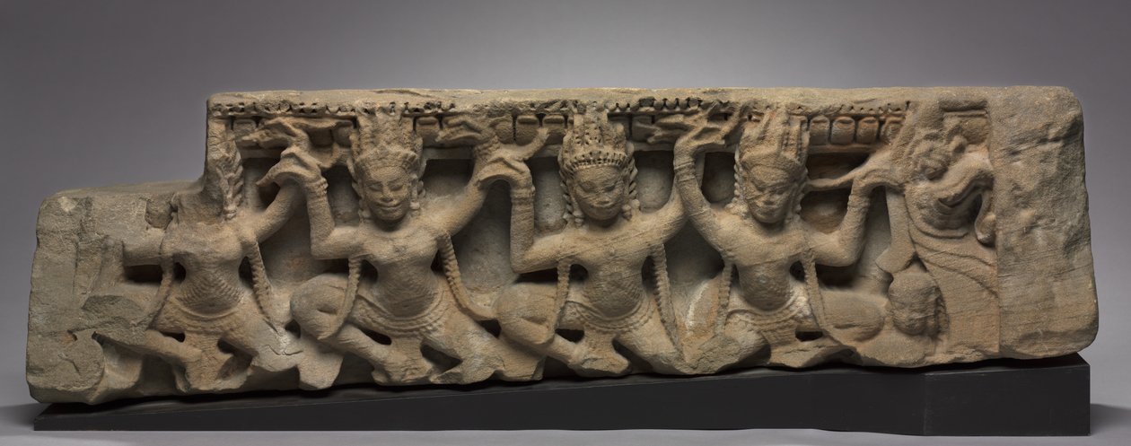 अप्सराओं के साथ फ्रिज़, 1100 के दशक के अंत में। द्वारा अज्ञात