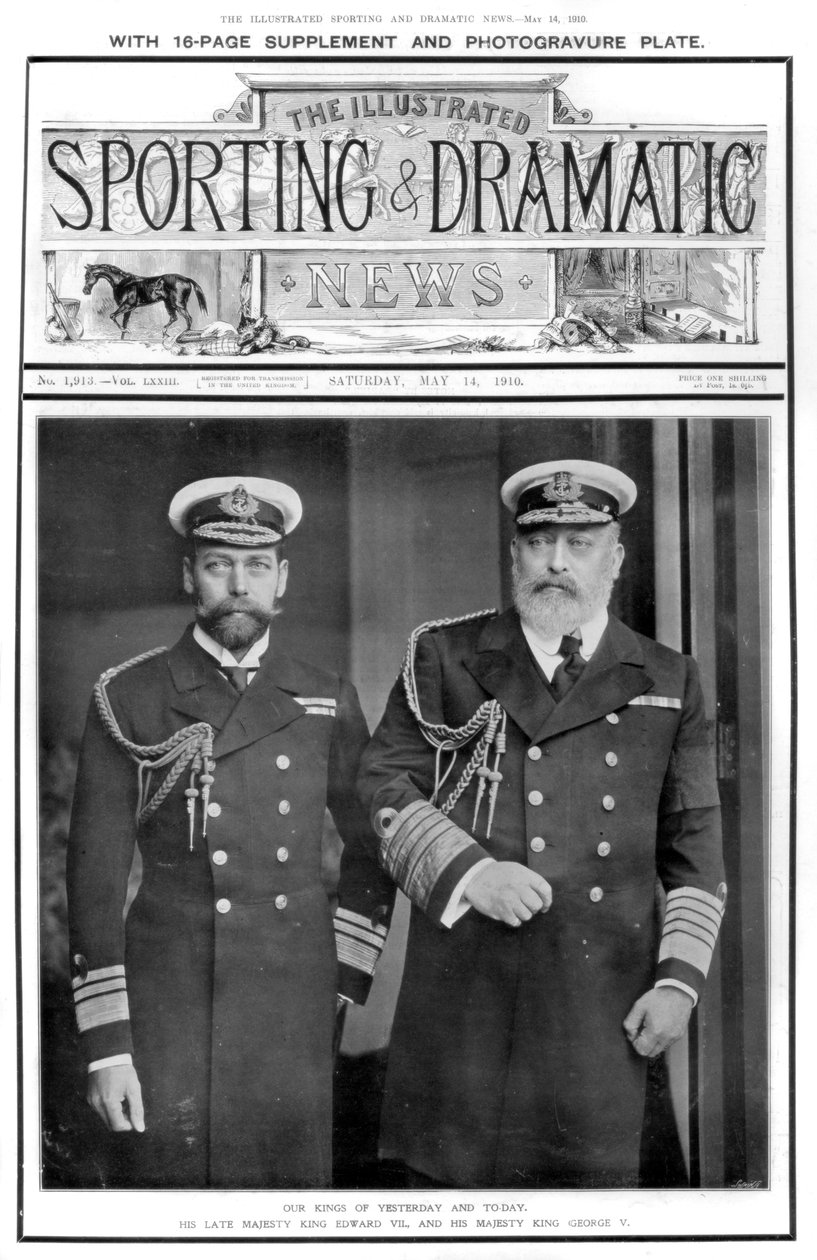 इलस्ट्रेटेड स्पोर्टिंग और नाटकीय समाचार का फ्रंट कवर, 14 मई 1910 द्वारा अज्ञात