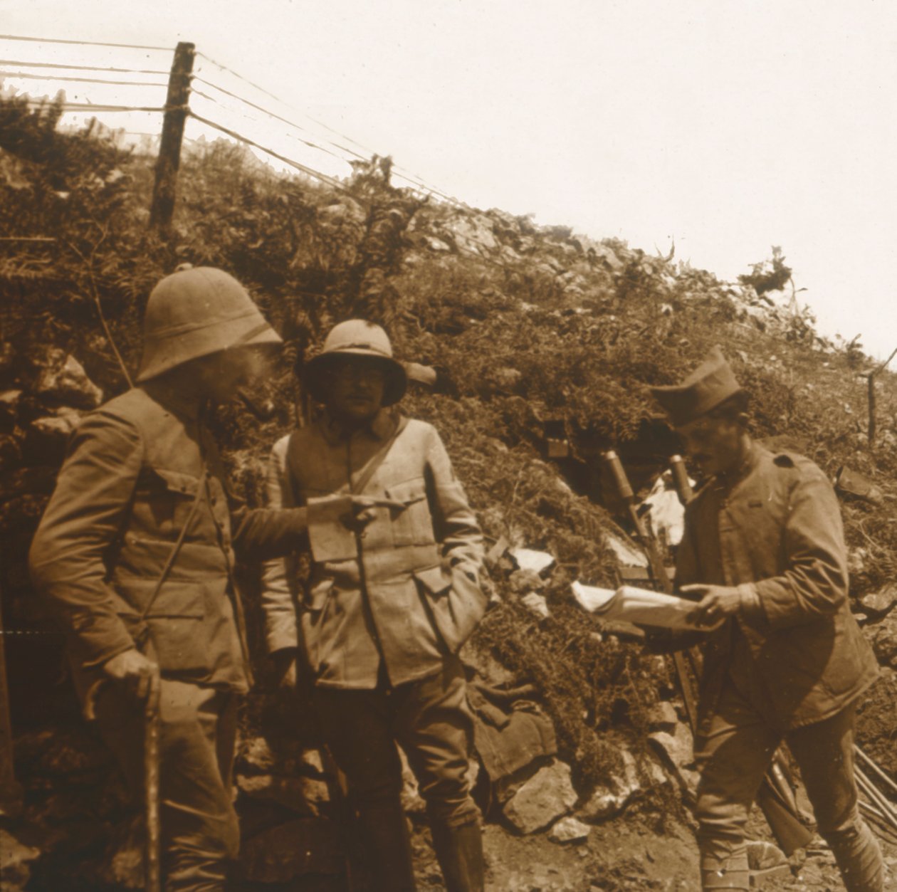मोनास्टिर, सर्बिया की ओर जाने वाली लाइन, c1916 द्वारा अज्ञात