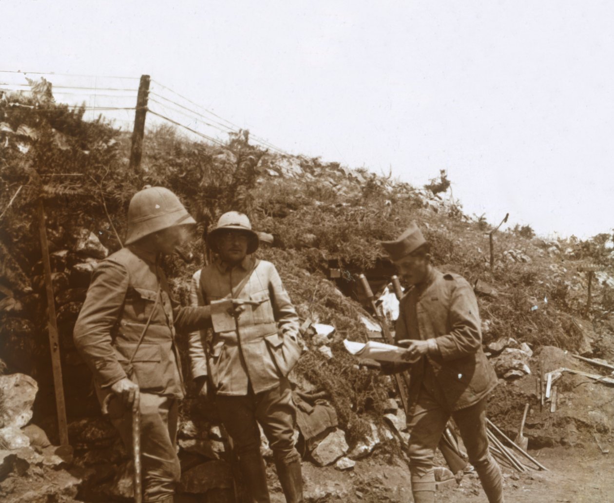 मोनास्टिर, सर्बिया की ओर जाने वाली लाइन, c1916 द्वारा अज्ञात