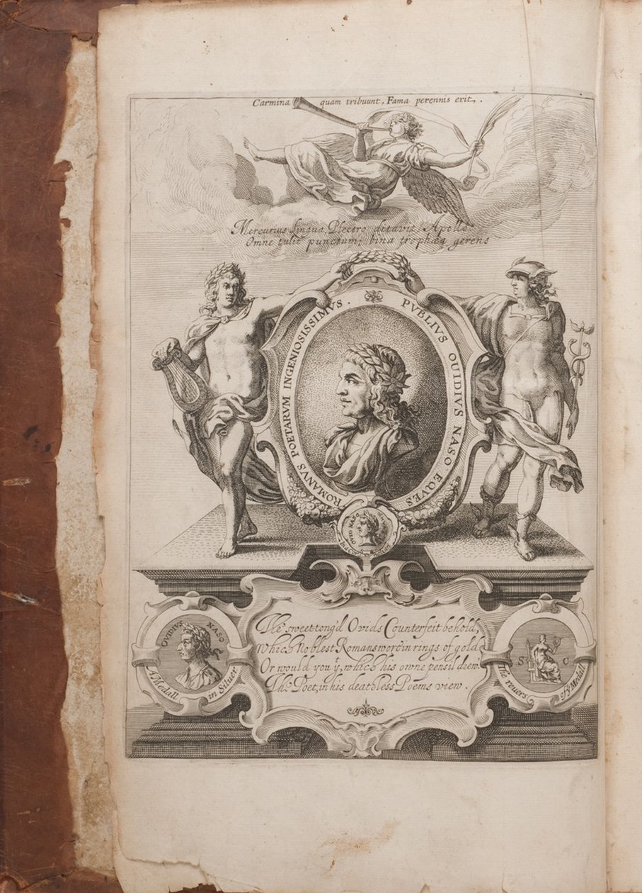ओविडिड, पोर्टमोरेट ऑफ़ ओविड, मेटामोर्फोसॉज़, ऑक्सफोर्ड, 1632 द्वारा अज्ञात