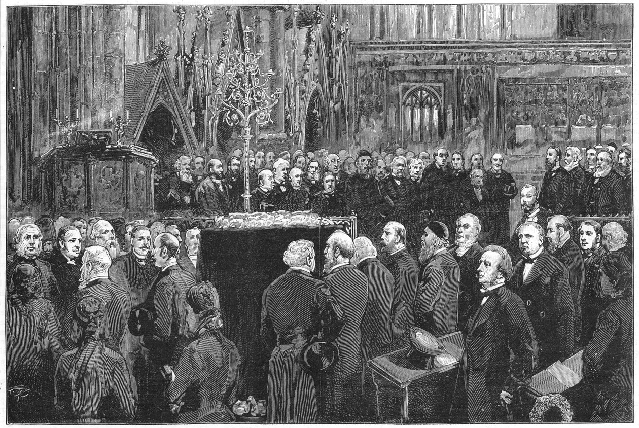 चार्ल्स डार्विन का अंतिम संस्कार, अंग्रेजी प्रकृतिवादी, 1882 द्वारा अज्ञात