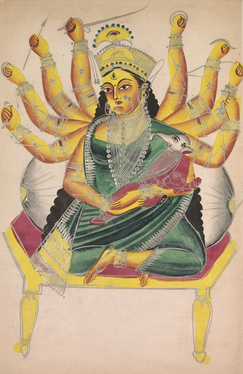 गणेश की जननी-जननी, 1800 की। द्वारा अज्ञात