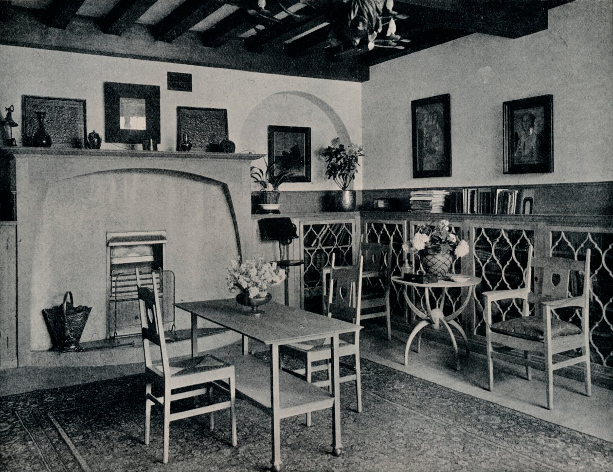 गार्डन कॉर्नर, c1907 द्वारा अज्ञात