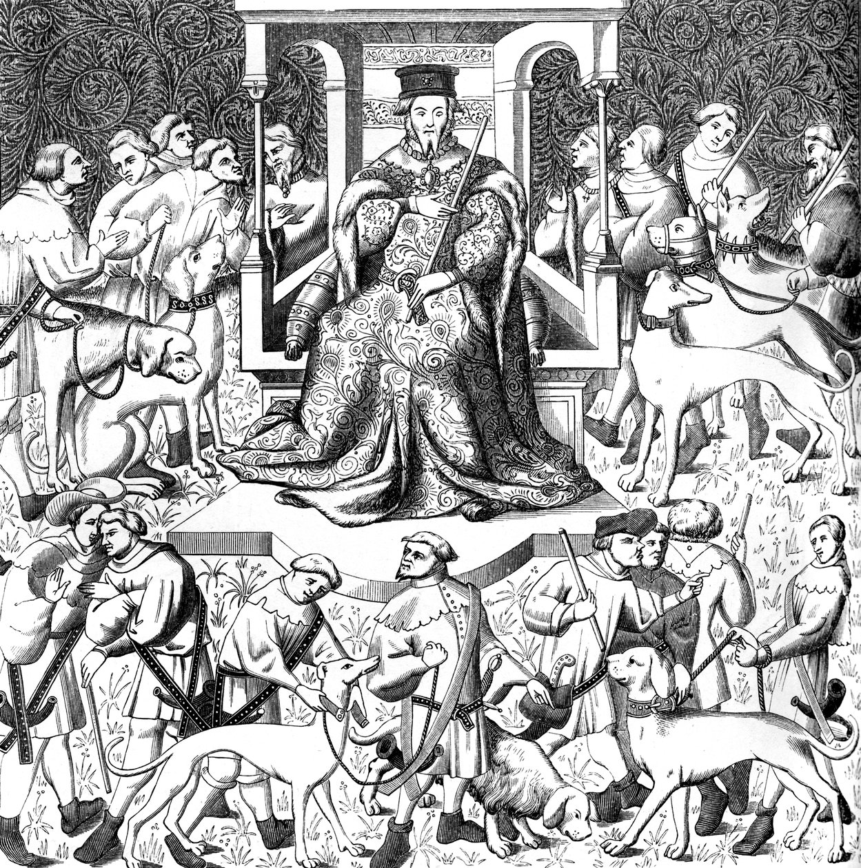 15 वीं शताब्दी 1849 में गैस्ट्रोन की कला सिखाने वाले गैस्टन फोबस द्वारा अज्ञात