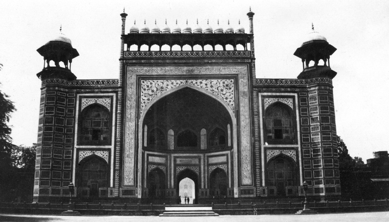 ताजमहल, आगरा, भारत का प्रवेश द्वार, 1916-1917 द्वारा अज्ञात