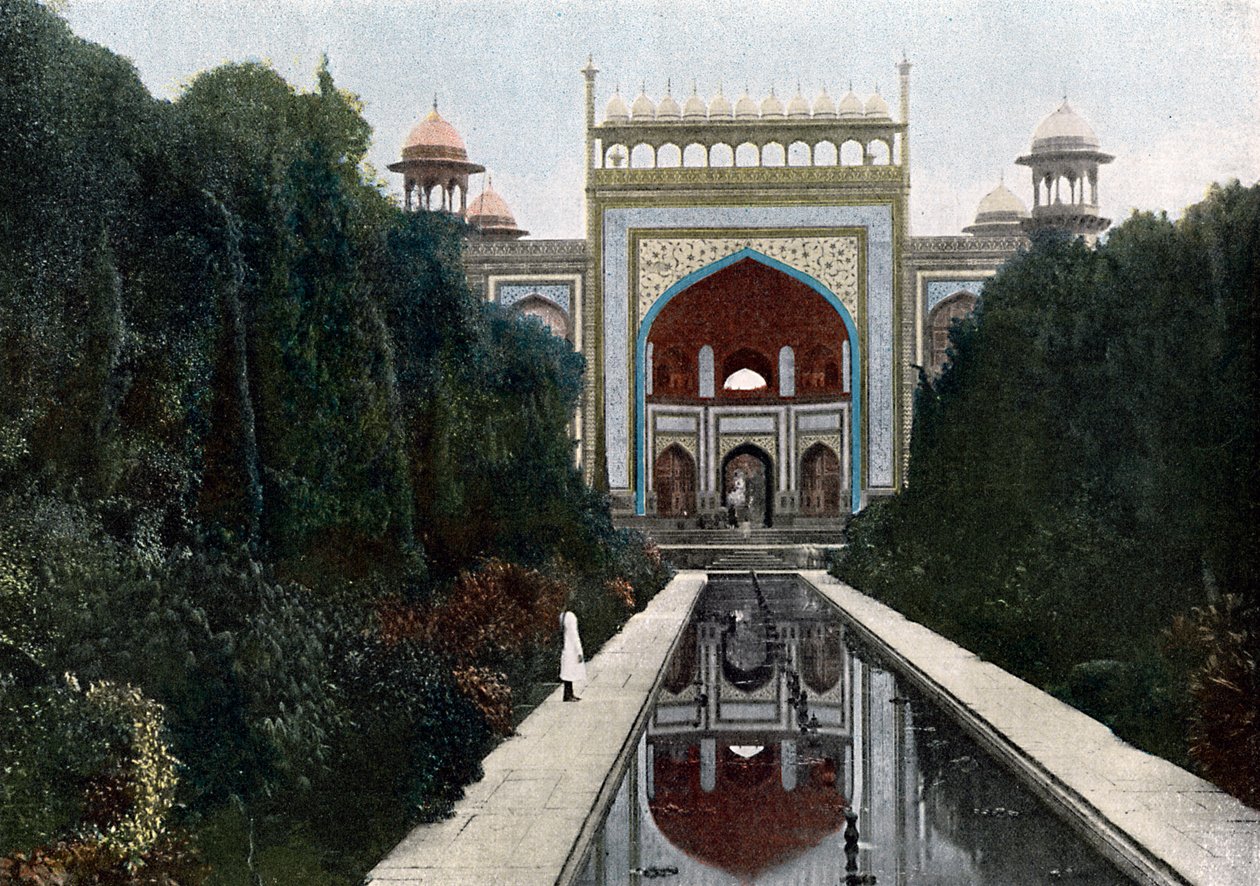 ताजमहल, आगरा, उत्तर प्रदेश, भारत का प्रवेश द्वार, c1890 द्वारा अज्ञात
