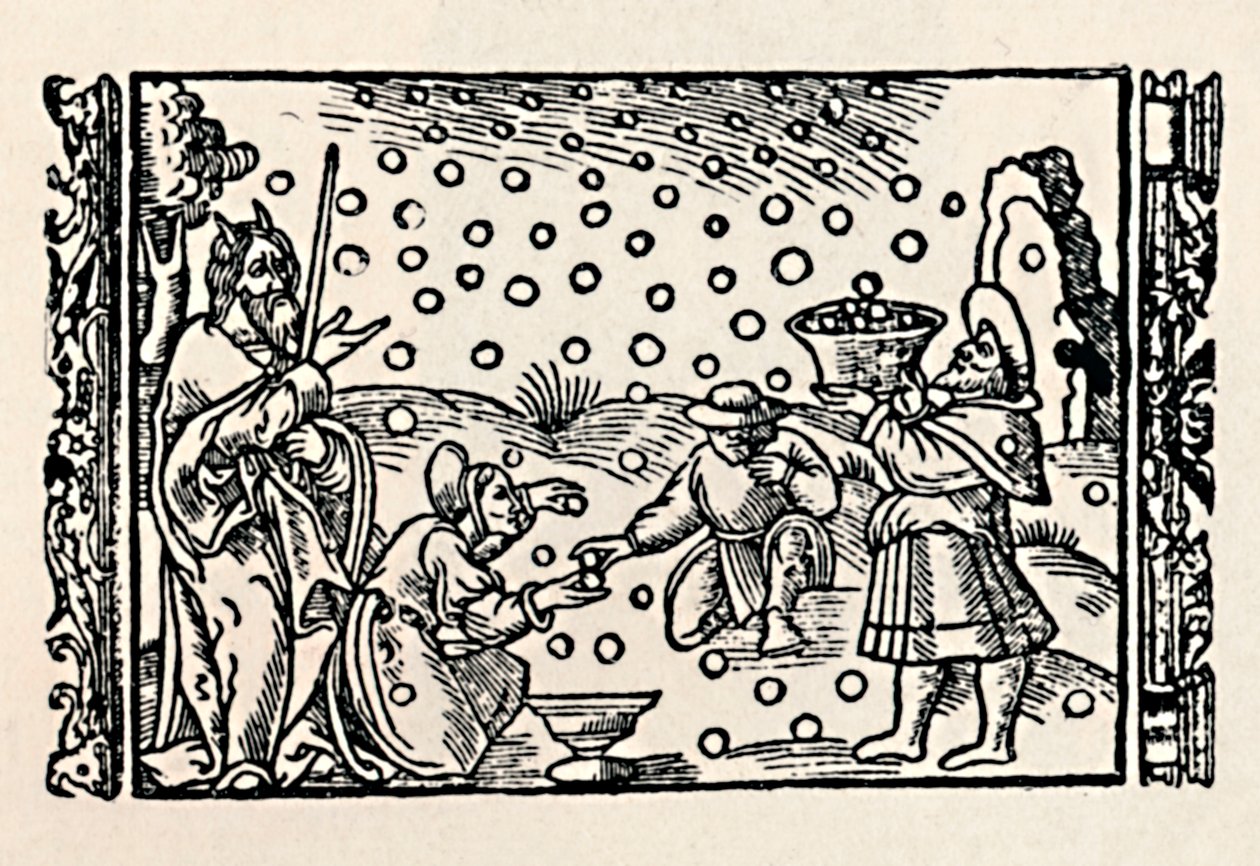 मन्ना को इकट्ठा करना, 1539, 1903 द्वारा अज्ञात