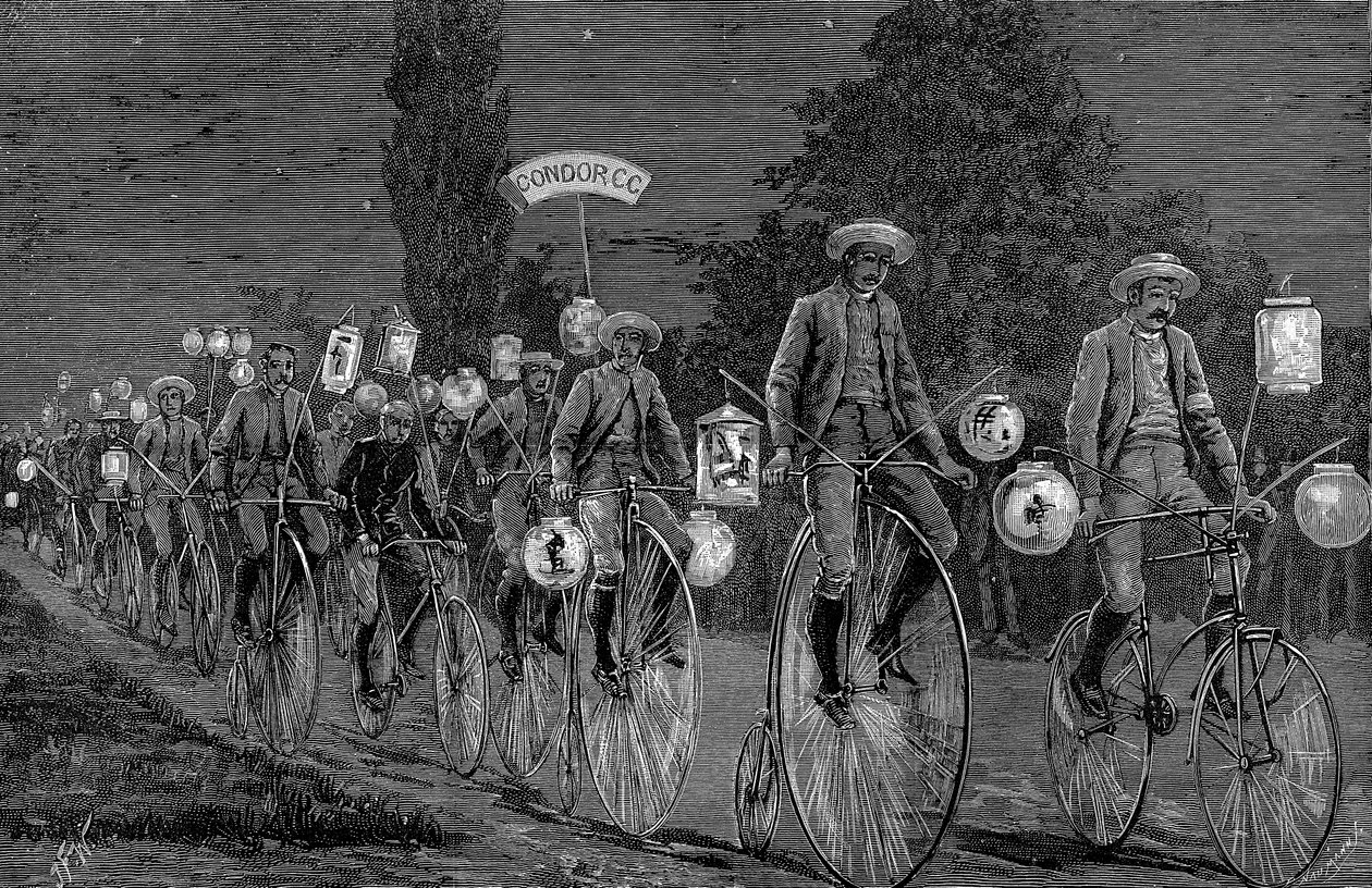 1 जून 1889 को कैसल इन, वुडफोर्ड, एसेक्स में यूके साइक्लिंग क्लबों की सभा द्वारा अज्ञात