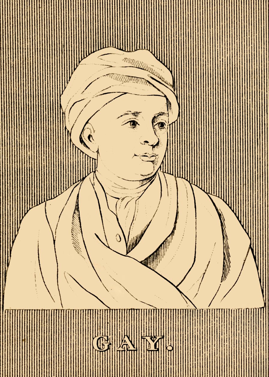 गे, 1685-1732, 1830। द्वारा अज्ञात