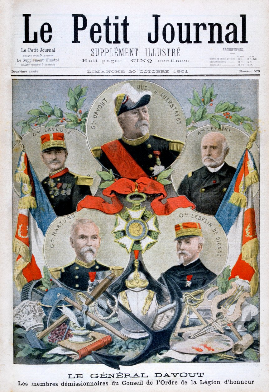 जनरल दाउट और लेजियन की परिषद के सदस्य dHonneur, 1901 द्वारा अज्ञात