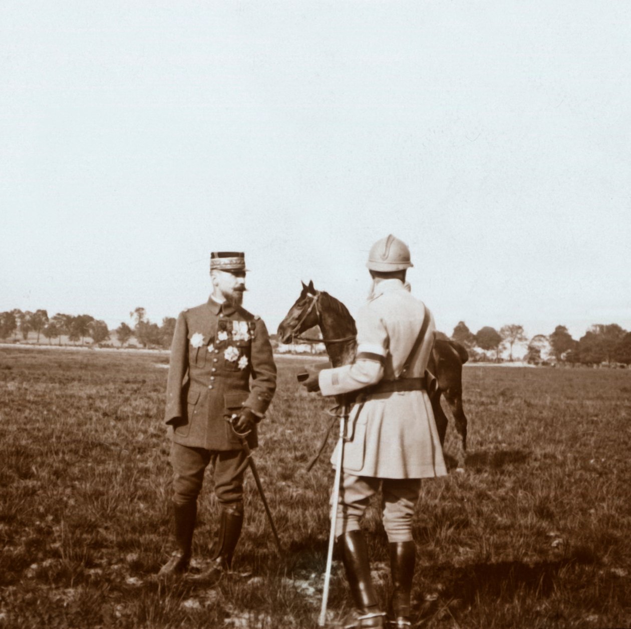 जनरल हेनरी गौड, चालन, मार्ने, उत्तरी फ्रांस, c1914-c1918। द्वारा अज्ञात