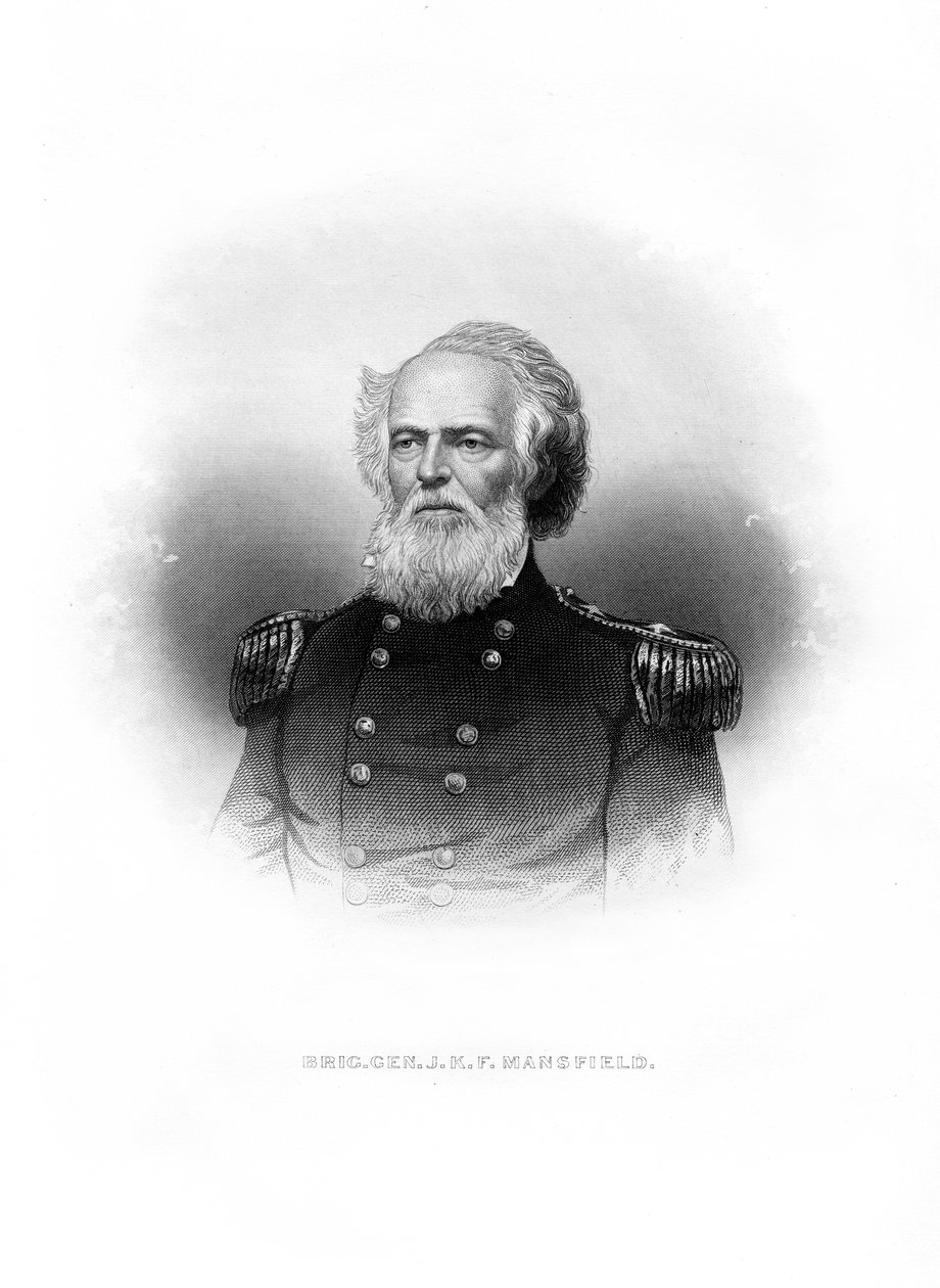 जनरल जोसेफ किंग फेनो मैन्सफील्ड, अमेरिकी सैनिक, 1872 द्वारा अज्ञात